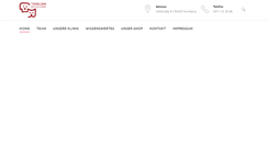 Desktop Screenshot of nuernberger-tierklinik.de